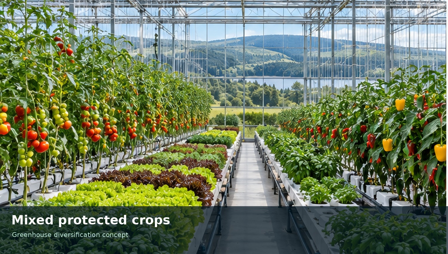 Mixed crops greenhouse