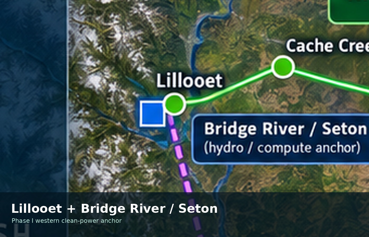 Lillooet and the Fraser River in British Columbia