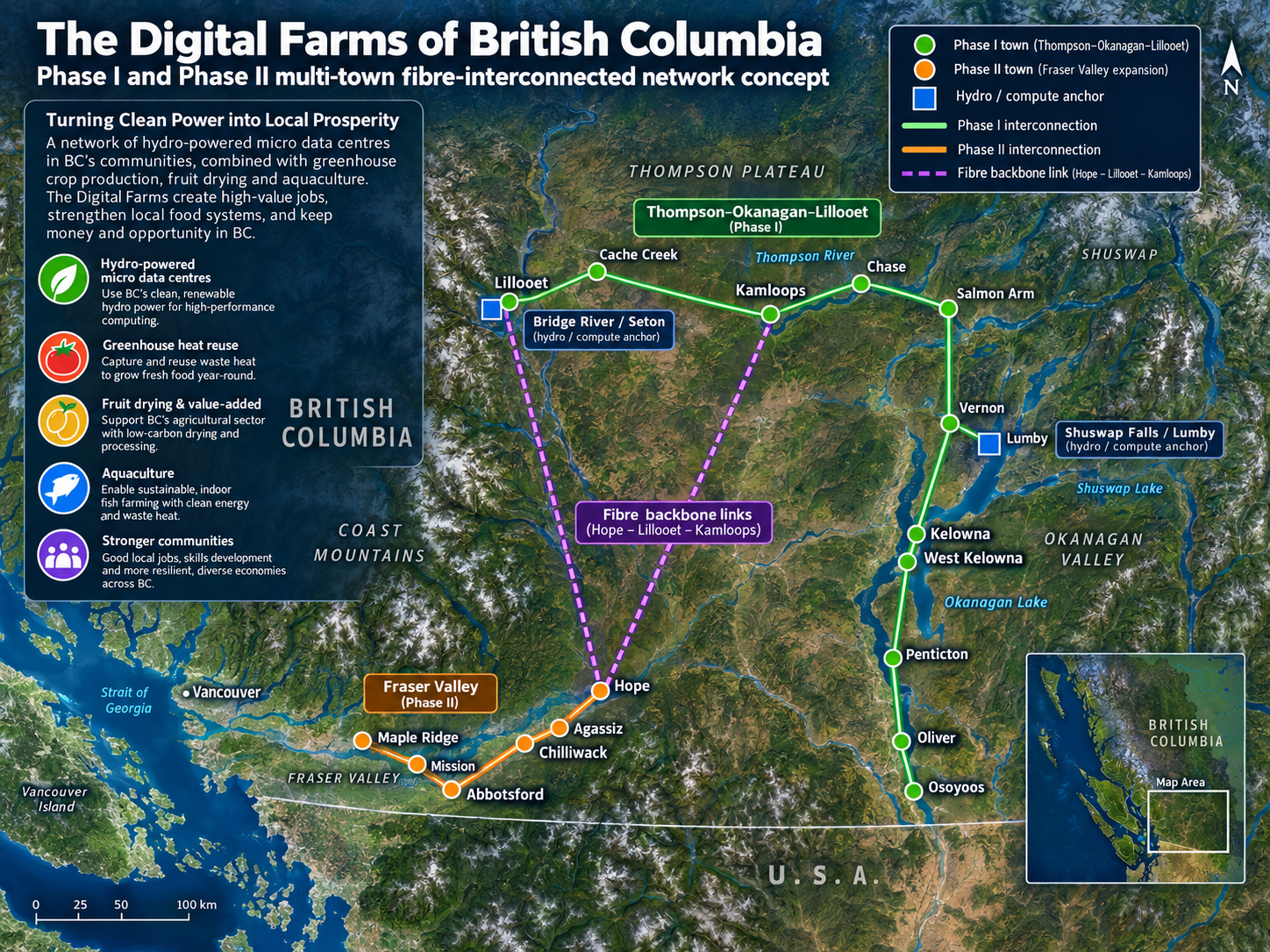 Two-phase British Columbia network map